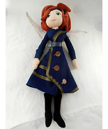 Disney Zarina Tinkerbell Pirate Fairy 15&quot; Plush Doll Red hair Winged NICE! - £11.86 GBP