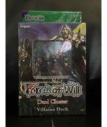 Duel Cluster 01 Starter Deck - Villains Deck Force of Will Brand New Sealed - $22.91 CAD
