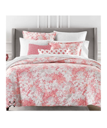 NIP Sky Sunset Blossoms Full Queen Duvet Shams Set Cotton Pink Floral $260 - $144.84 CAD