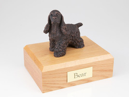 Bronze Cocker Spaniel Pet Funeral Cremation Urn Avail in 3 Diff Colors &amp;... - $169.99+