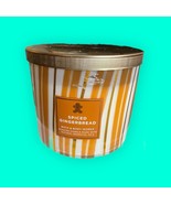 Bath and Body Works 3-Wick Candle Spiced Gingerbread NEW - £14.71 GBP
