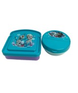 New 2 pc Frozen Sandwich Holder Container with Lid Snack Container Side ... - £6.98 GBP
