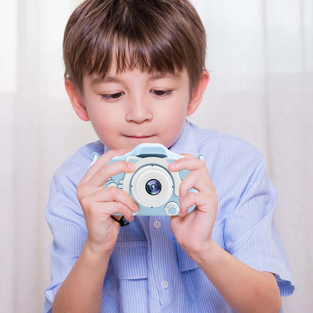 Cute Children Selfie Camera 2.0 Inch IPS Screen Digital Video Camera with - £13.39 GBP+