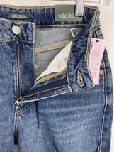 Wild Fable Women&#39;s Size 0/25 Baggy Destroyed Blue Denim Jeans Mom High-Waist NWT - £10.45 GBP