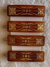 ⭕⭕Vintage, 4 x barrettes à cheveux, épingles à cheveux, rétro des années... - $9.90