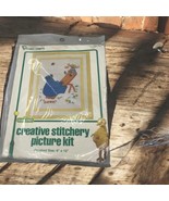 Vtg 1979 Sesame Street Cookie Monster Stitchery Picture Kit Vogart Craft... - $19.06 CAD