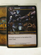 (TC-1551) 2010 World of Warcraft Trading Card #20/220: Entomb - $1.00