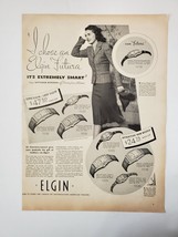 1939 Elgin Futura Vintage Print Ad I Chose An Elgin Futura Ladies Watch - £12.25 GBP