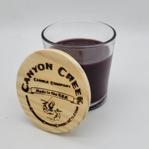 NEW Canyon Creek Candle Company 8oz tumbler jar CAMPFIRE scented Handmade! - £14.87 GBP