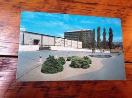 Vtg 1959 Mid Century Modern Architecture Corning NY Glass Center Color P... - $13.99