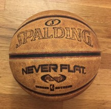 Spalding Never Flat Indoor Outdoor Composite Leather Basketball Size 7 2... - £31.45 GBP