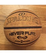 Spalding Never Flat Indoor Outdoor Composite Leather Basketball Size 7 2... - $39.99
