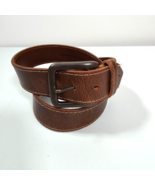 Levis Denizen Belt Mens Medium Brown Genuine Leather Distressed - $19.75