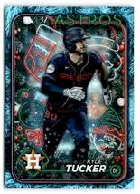 2024 Topps Holiday Blue Metallic Holiday Tree #H126 Kyle Tucker NM-MT A ... - $3.22