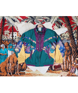 1980s Colorful Windbreaker Wind Proof Drizzler Resistant Bomber Track Ja... - $718.43 MXN