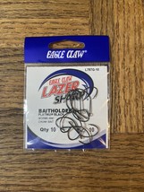 Eagle Claw Lazer Sharp Baitholder Hook Size 10 - £38.60 GBP