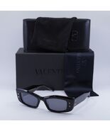 Valentino V-QUATTRO VLS-109A Shiny Black/Grey 52-18-145 Sunglasses New A... - $644.11 CAD