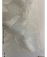 White 100% Cotton Lawn  Vine BURNOUT Fabric PER YARD  Unique 54/55” - $232.44 MXN