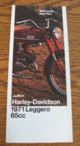 1971 Harley Davidson Leggero 100 Color Sales Brochure Original Motorcycl... - £14.24 GBP