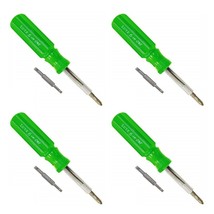 Lutz 6-IN-1 Ratcheting Screwdriver, Green (Pack of 4) - £30.21 GBP