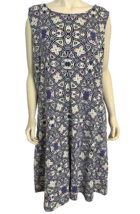 Talbots Women&#39;s Multicolored Sleeveless Knit Dress 3XP - £37.40 GBP