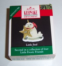 Hallmark Keepsake Miniature Tree Ornament Little Seal Husky Friends Series &#39;90 - £18.56 GBP
