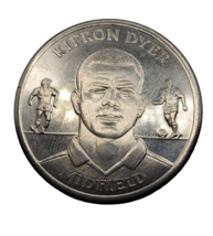 Official England soccer Squad 2004 medal, Kieron Dyer ~ circulate coin, token - £3.91 GBP