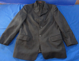 2 BUTTON DESIGNER PIERRE CARDIN SPRING SUMMER DARK GRAY SUIT JACKET COAT... - $35.18
