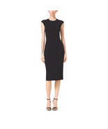 New Womens NWT Michael Kors Collection Italy Dress Black 6 Wool Sheath D... - £1,812.21 GBP