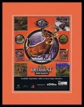 Cabela&#39;s Deer Hunt 2005 PS2 XBox Framed 11x14 ORIGINAL Advertisement - £27.68 GBP