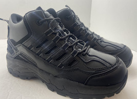 SR Max Carbondale Soft Toe Work Shoes Boots Mens 8.5 Wide EH Black New - £31.14 GBP