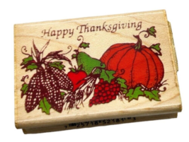 Inkadinkadoo Happy Thanksgiving Autumn Harvest Fall Harvest 2181K - £6.05 GBP