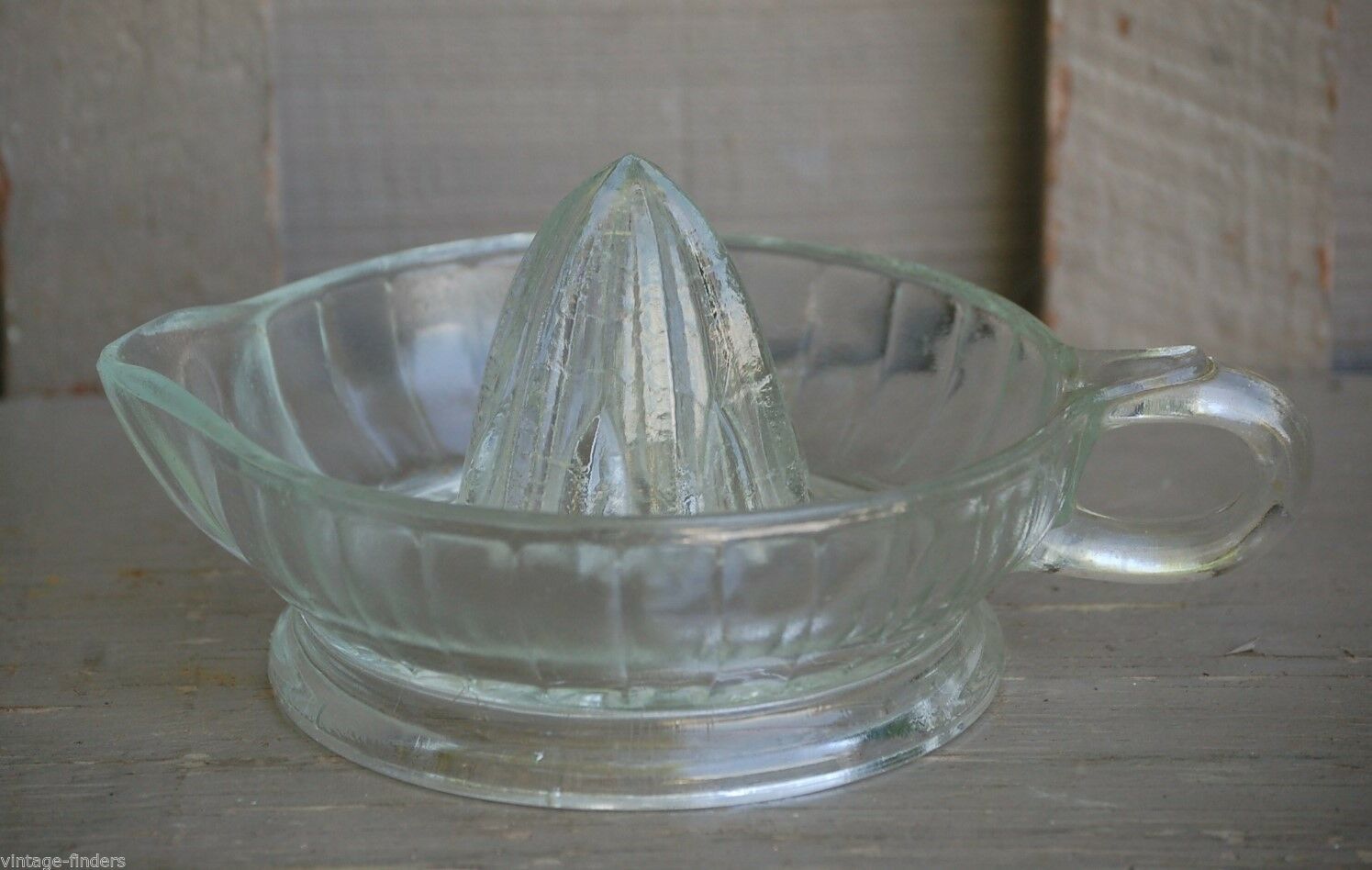 Primary image for Old Vintage Orange Juicer Reamer w Loop Handle & Spout Country Kitchen Tool MCM