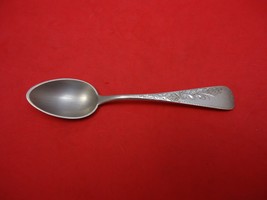 Duhme Brite Cut Sterling Silver 4 O&#39;Clock Spoon Ivy Leaves &amp; Wheat Spike 4&quot; - £38.36 GBP