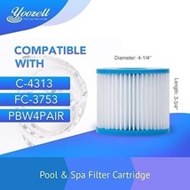 X2 Yoozell YZ687E Swimming Pool Spa Filter Replacement NEW factory sealed 2 pack - £11.33 GBP