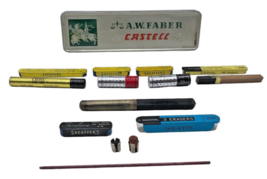 A.W. Faber Castell Pencil Case &amp; Lead Collection Vintage Fineline Cross Sheaffer - £29.26 GBP