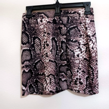 Shein Prive Snakeskin Print Mini Skirt Size XS - £6.55 GBP