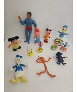 Vintage Toy Lot Disney Superman Bendy Figures String Mini Puppets 1960s ... - £21.81 GBP