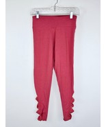 Victorias Secret Sport Pink Leggings Womens S Cut Out Ankle Athletic - $20.68 CAD