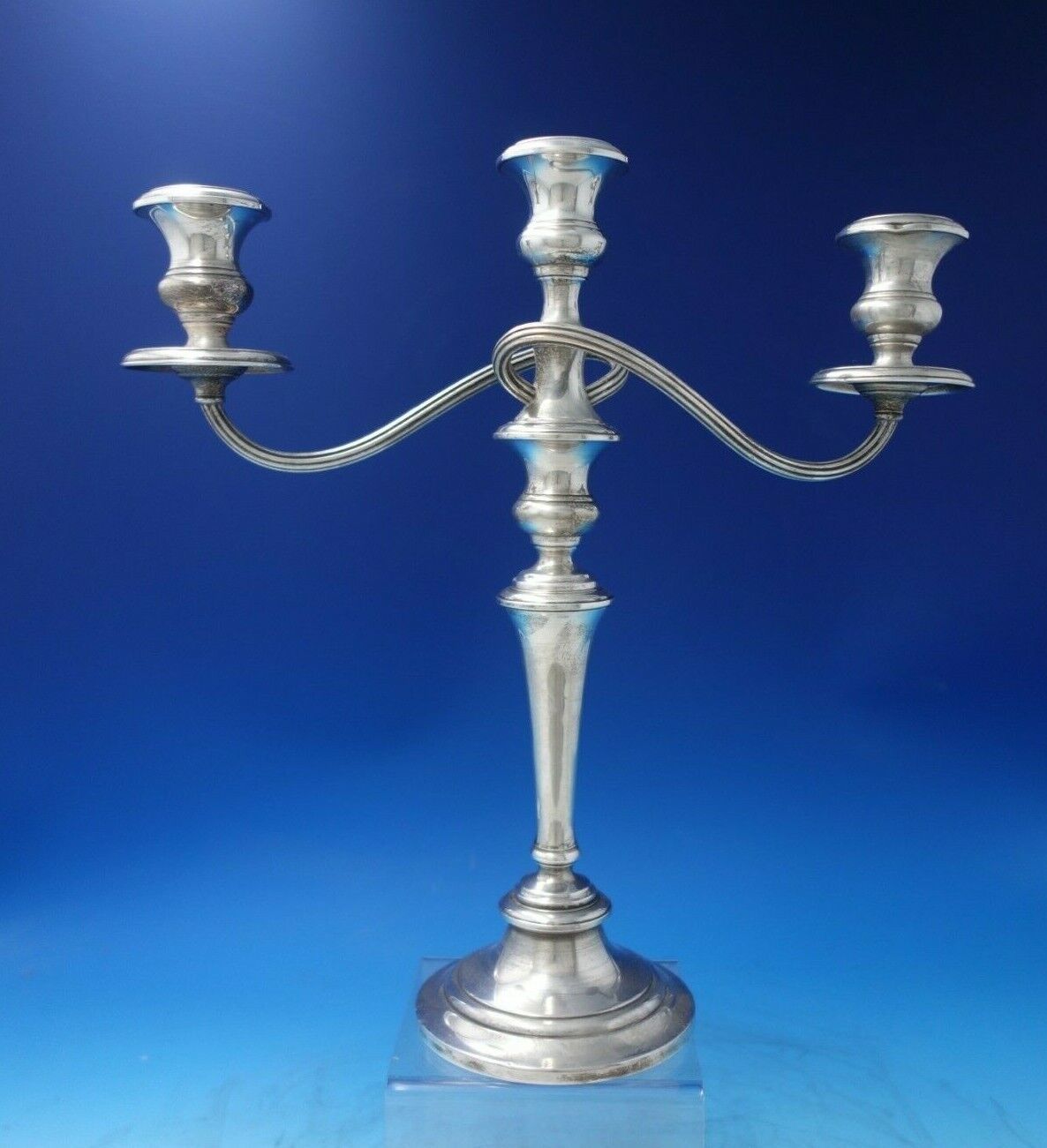 Primary image for Old French by Gorham Sterling Silver Candelabra 3-light #770 c.1930  (#6016)