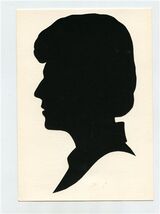 Male Silhouette on 7" x 5" Backer Board  - $11.88