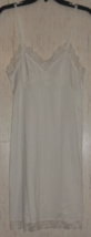 EXCELLENT WOMENS VINTAGE Penneys Gaymode IVORY FULL SLIP  SIZE 36 SHORT - £18.64 GBP