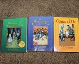 lot of 3 Wizzard of Oz Softcover books Ozma, Marvelous Frank Baum Harper... - $29.65