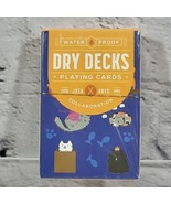 Dry Decks Waterproof Playing Cards Cartoon Cat Themed New Sealed - $9.89