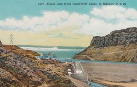 Boysen Dam Wind River Canon Wyoming WY Postcard C17 - £2.39 GBP