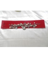Holiday Lane 6.25&quot;w1.5&quot;ext Silver Tone ChristmasSnowflake Shaky Watch180... - $18.23