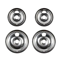 Everbilt Chrome Drip Bowl Set for GE and Hotpoint Electric Ranges 98231 (4-Pack) - £15.78 GBP