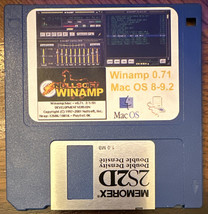 Vintage Apple Macintosh Winamp V0.71 MP3 Audio Program OS 8-9.2 New 800k... - £11.85 GBP