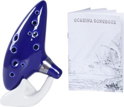 Zelda Ocarina 12 Hole Alto C Ocarinas With Song Book (Songs From The Legend Of - £30.08 GBP