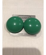 Cathy And Marsha Green Round Stud Earrings (1 Set) - $121.09 MXN